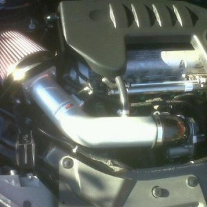 New intake
K&N Typhoon, not a cold air but it well do :)