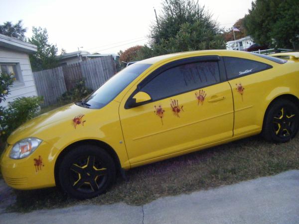 Decorated my car for trick or treating.