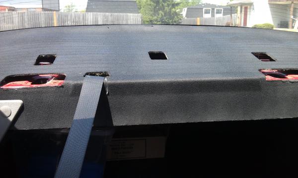 rear deck installed. Looks lighter because of the sunlight