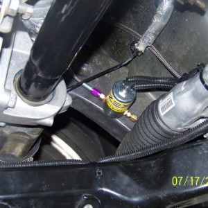 Nitrous purge solenoid