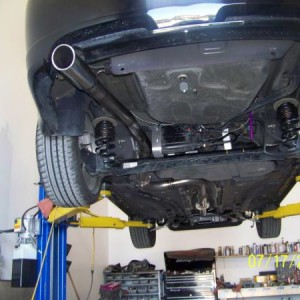 Entire exhaust system