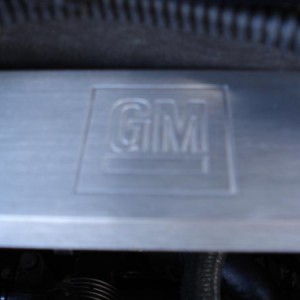 Engraved MRZ brushed strut bar...