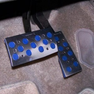 blue foot pedals