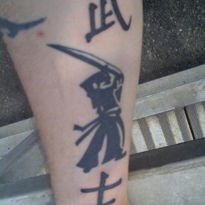 right forearm tattoo