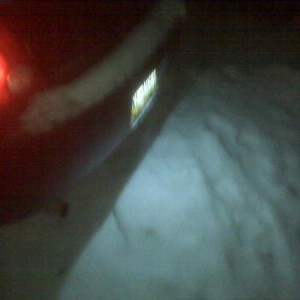 replaced license plate light with a LED strip...