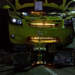 Car Show AZSRA...Got 3rd Place That Nite...10 Trophies For My Cobalt..Im A Member Of Lyvv Racing Car Club AZ Chapter