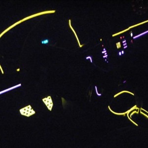 Interior neon, lovin' the light up pedals. :)