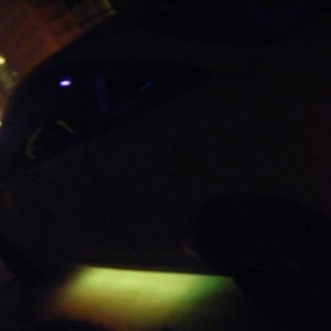 side view of yellow underglow