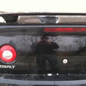 Debadged the huge bowtie off.