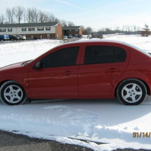 winter cobalt, got the factory rims on for the winter