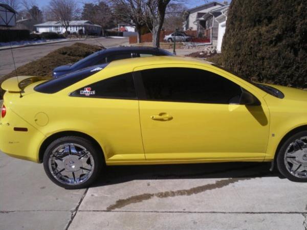 cobalt now with a spoiler, 18" chrome wheels, nankang ns2 tires