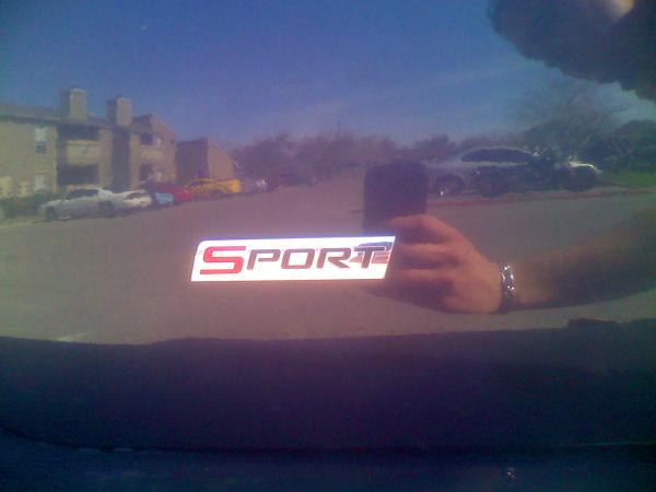 Just left the Sport badge...