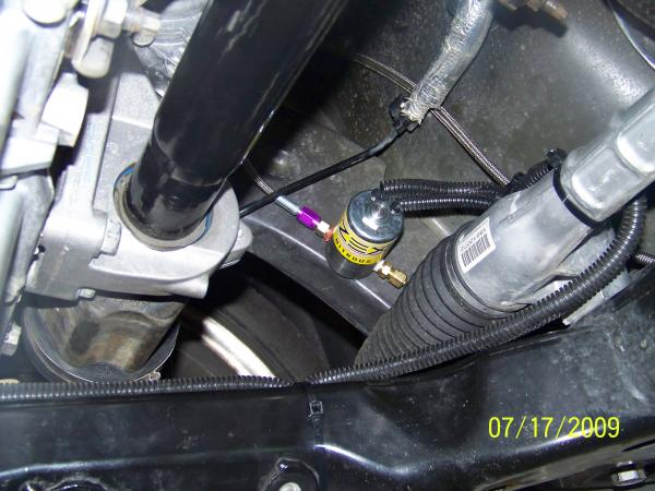 Nitrous purge solenoid